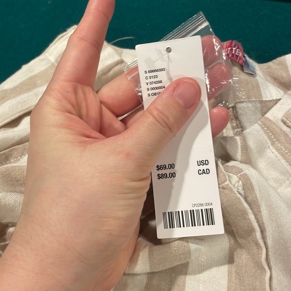 NWT urban outfitters striped pant size 6 - Picture 4 of 5